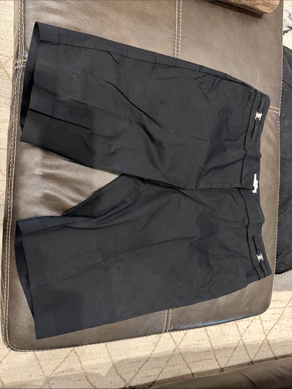 New York & Company Black Woman’s Dress Shorts